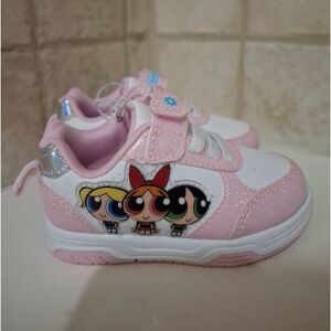 The Powerpuff Girls Baby Girl Pink Floral Shoes Bubbles Blossom Buttercup Size 6